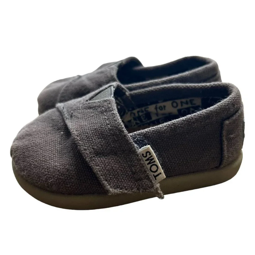 Toms T3 Ash Grey Toddler Shoes